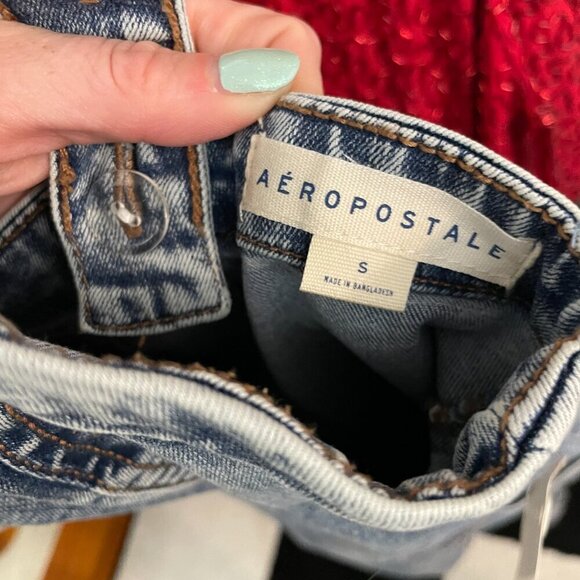 Aeropostle Denim Acid Washed Jean Dress Small - Picture 7 of 7